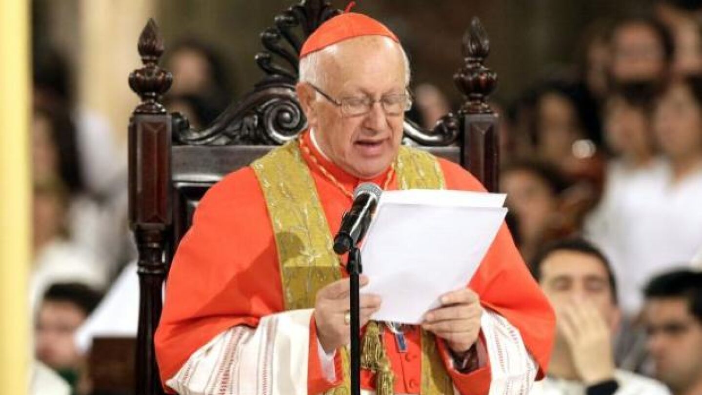 El arzobispo de Santiago, Ricardo Ezzati