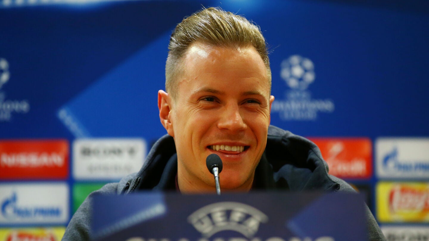 Ter Stegen, en rueda de prensa previa a la Roma