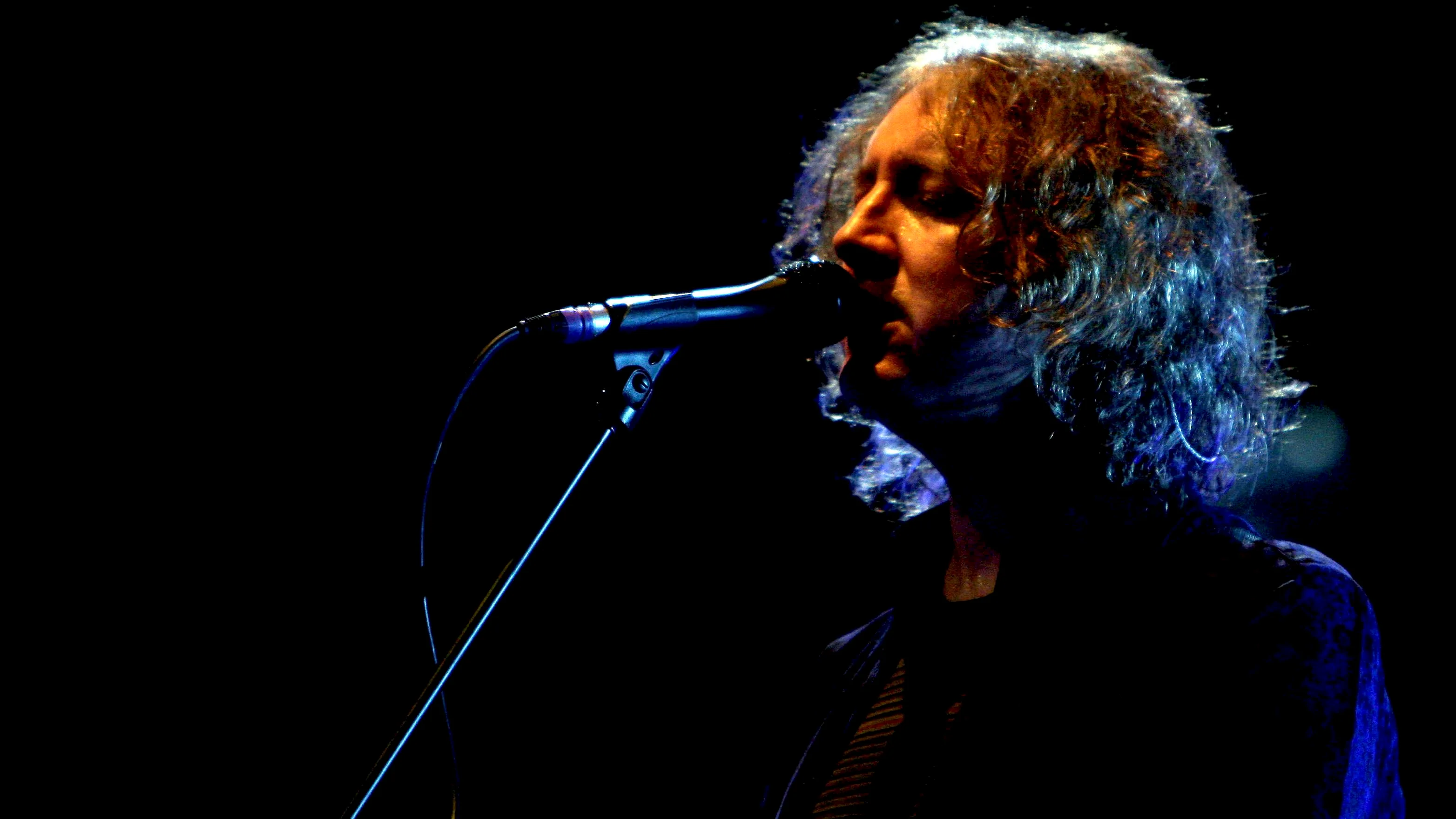 El lider del grupo irlandés My bloody Valentine, Kevin Shields.