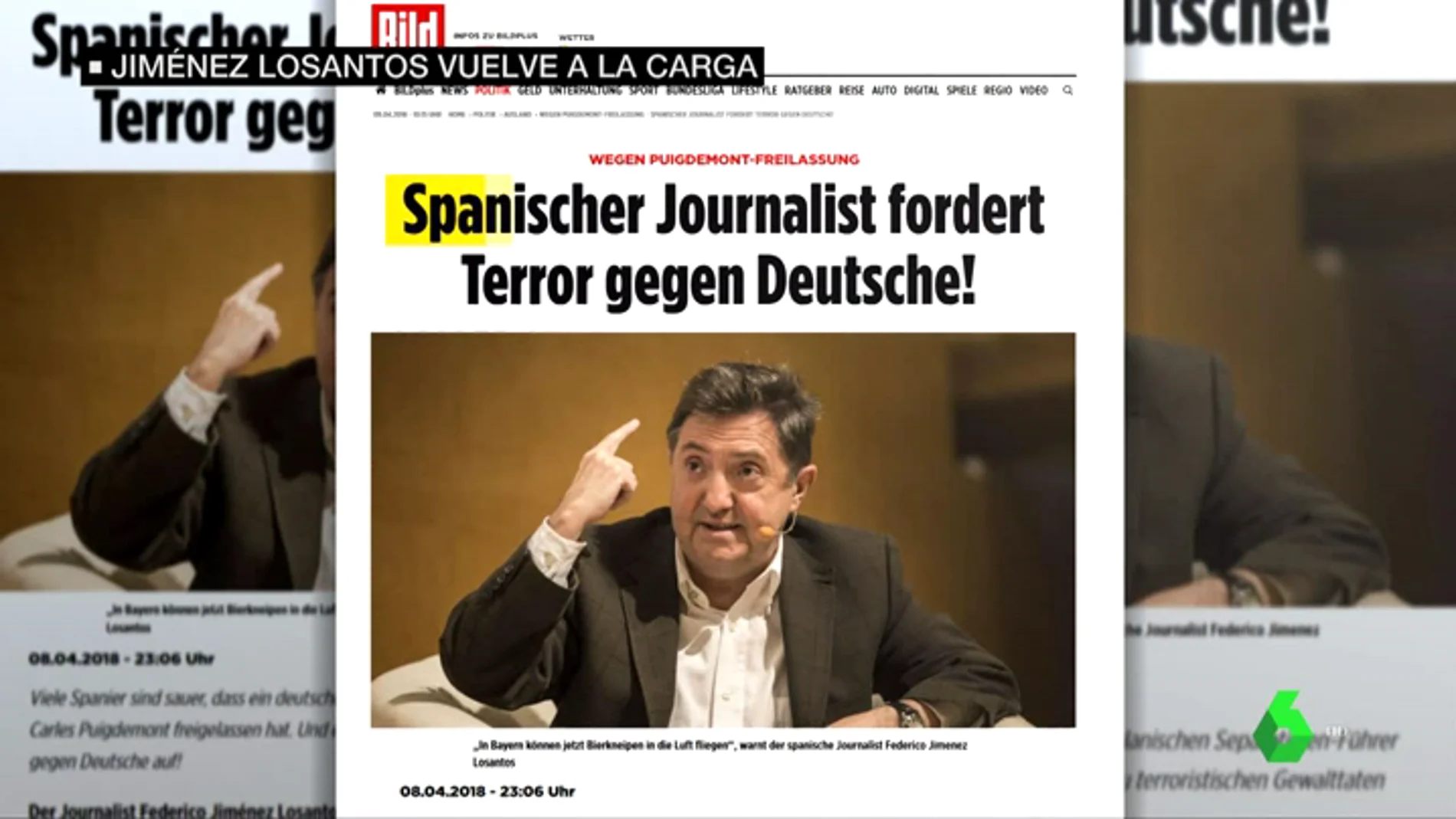 El sensacionalista 'Bild' pone el foco sobre Jiménez Losantos