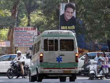 Una ambulancia en la India Una ambulancia en la India