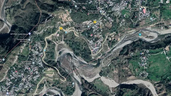 Mapa de la región donde ha sucedido el accidente Mapa de la región donde ha sucedido el accidente