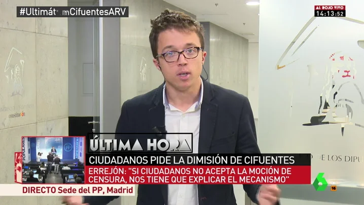 Íñigo Errejón, secretario de Análisis Estratégico de Podemos