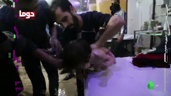 Posible ataque químico en Siria Posible ataque químico en Siria