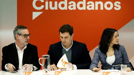 Albert Rivera, Inés Arrimadas y José Manuel Villegas Albert Rivera, Inés Arrimadas y José Manuel Villegas