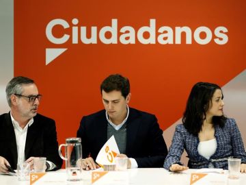 Albert Rivera, Inés Arrimadas y José Manuel Villegas Albert Rivera, Inés Arrimadas y José Manuel Villegas