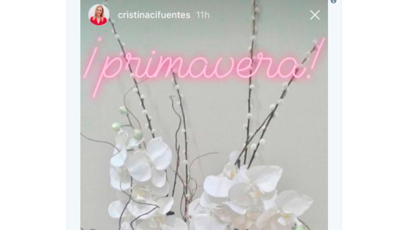Instagran Cristina Cifuentes