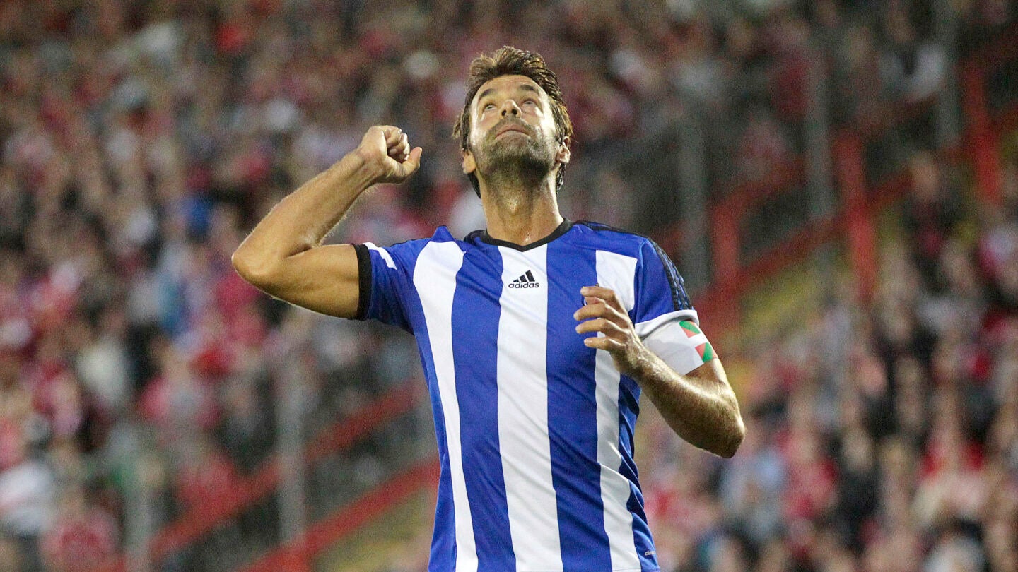 Xabi Prieto, en un partido con la Real Sociedad
