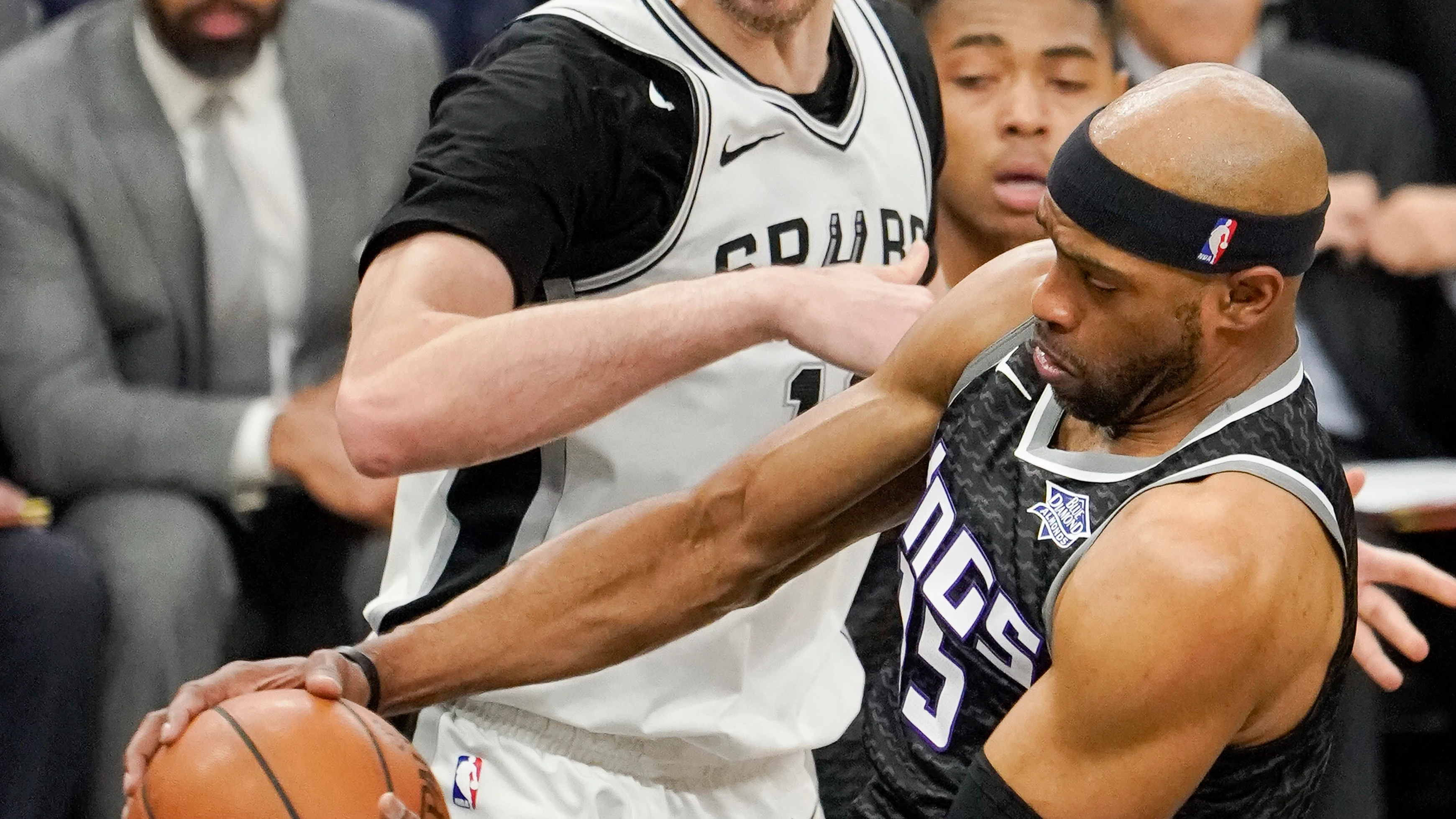 Pau Gasol, junto a Vince Carter