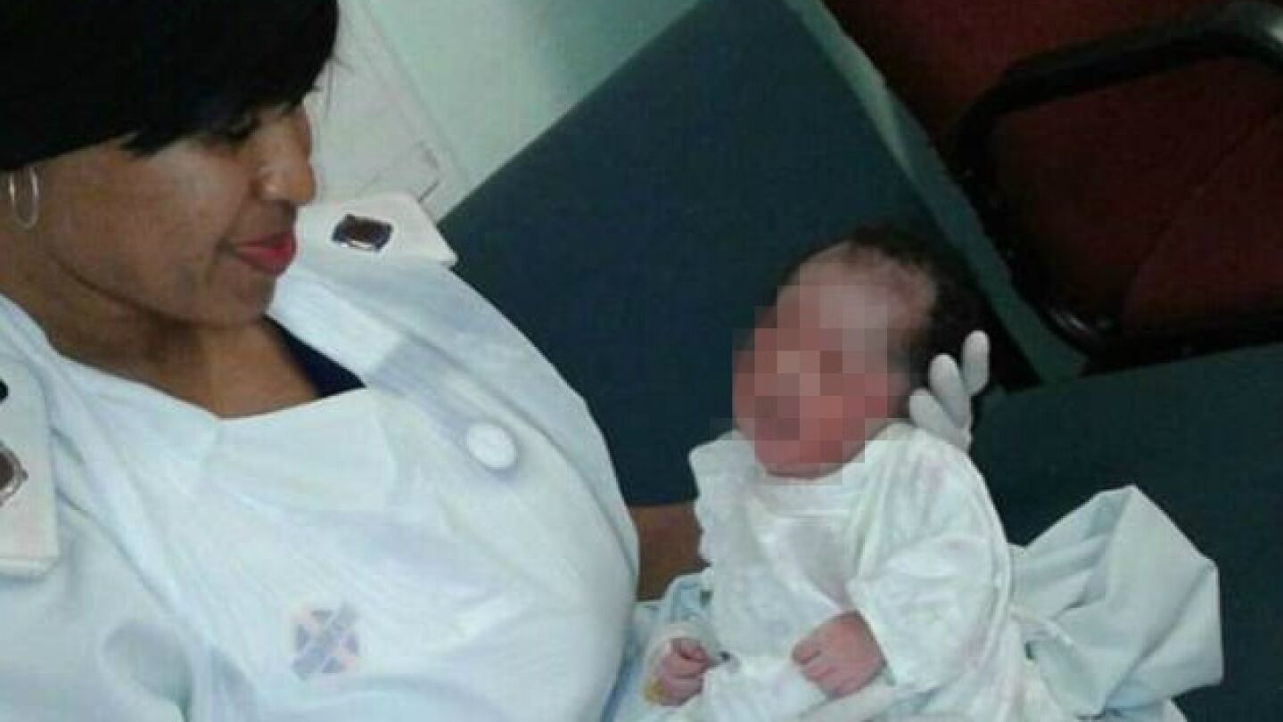 El beb&eacute; encontrado ya recuperado