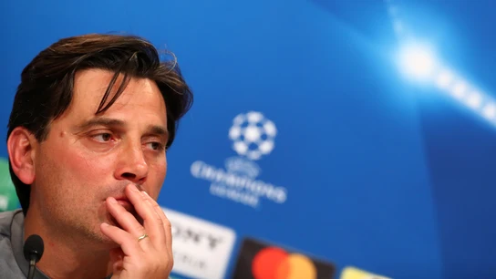 Vincenzo Montella, en rueda de prensa Vincenzo Montella, en rueda de prensa