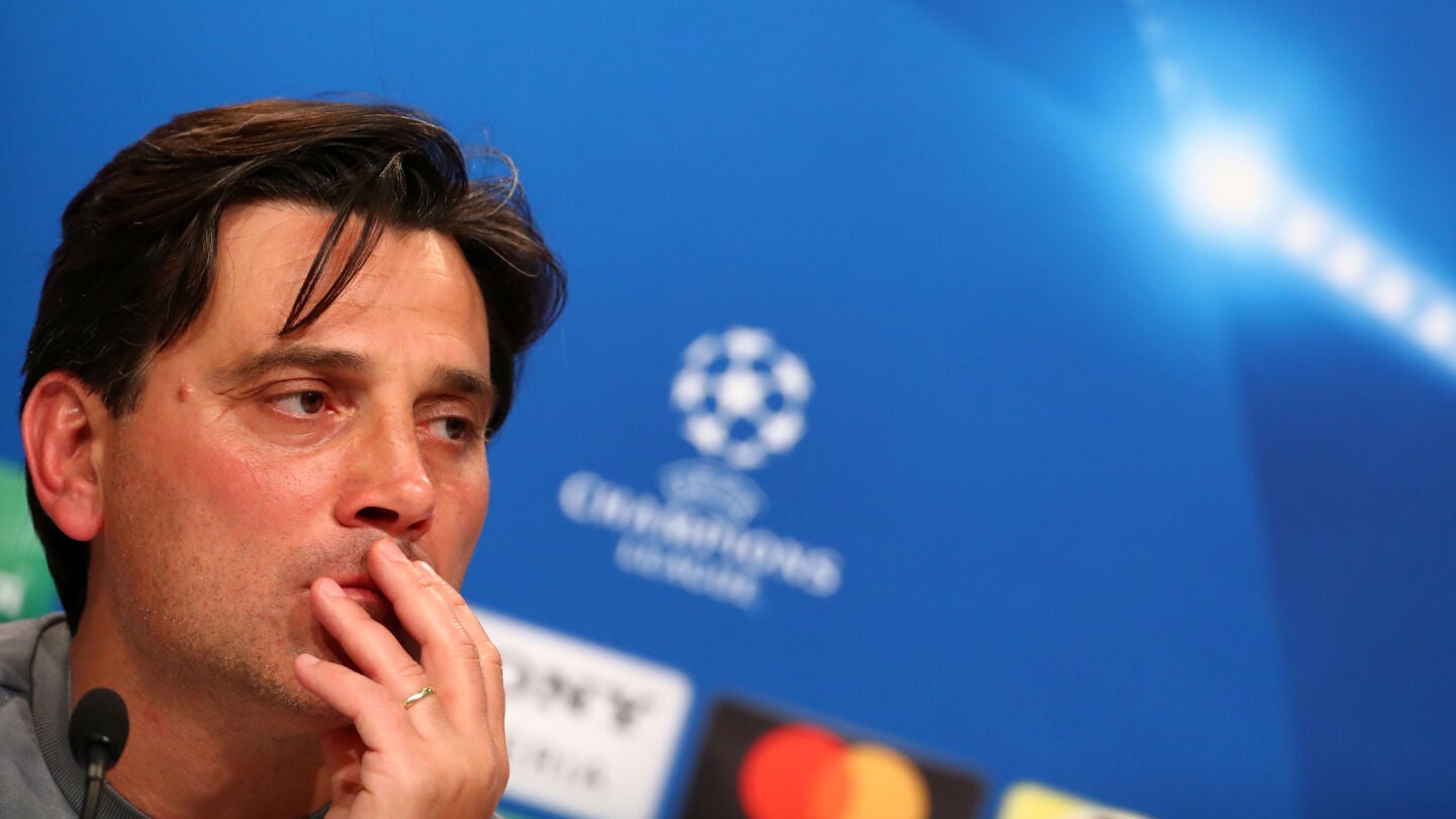 Vincenzo Montella, en rueda de prensa
