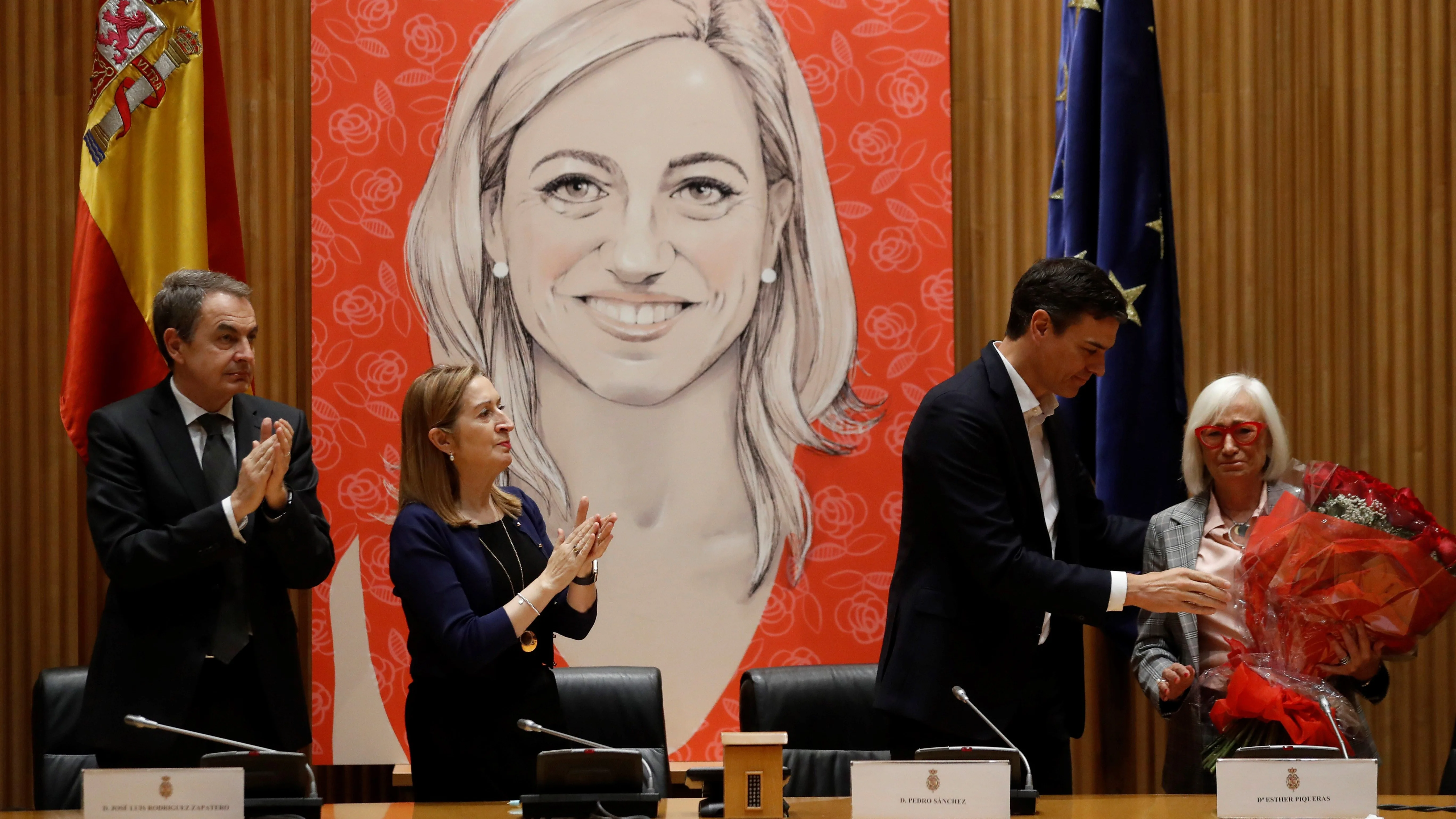 Homenaje a Carme Chacón en el Congreso