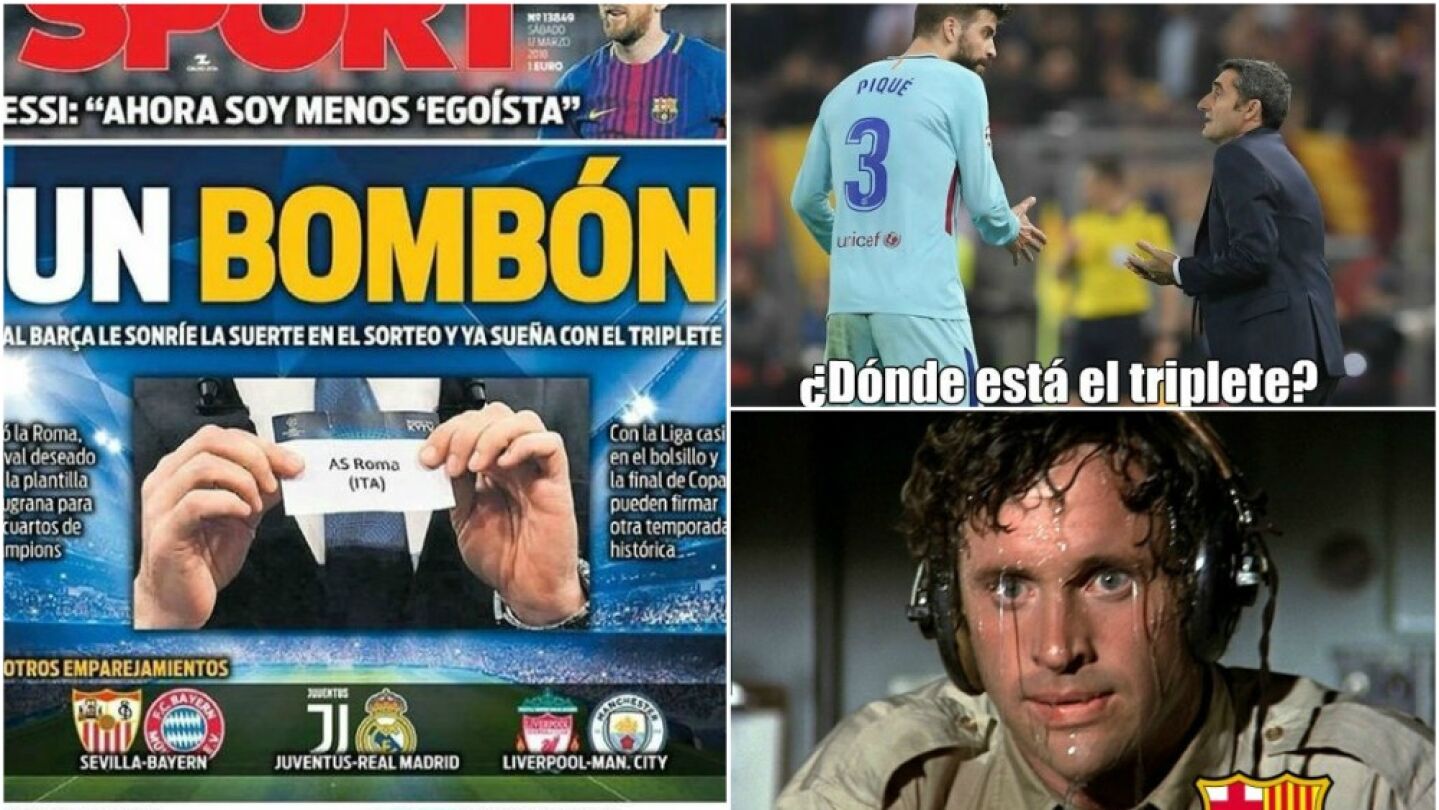 Los 'memes' del Roma - Barcelona