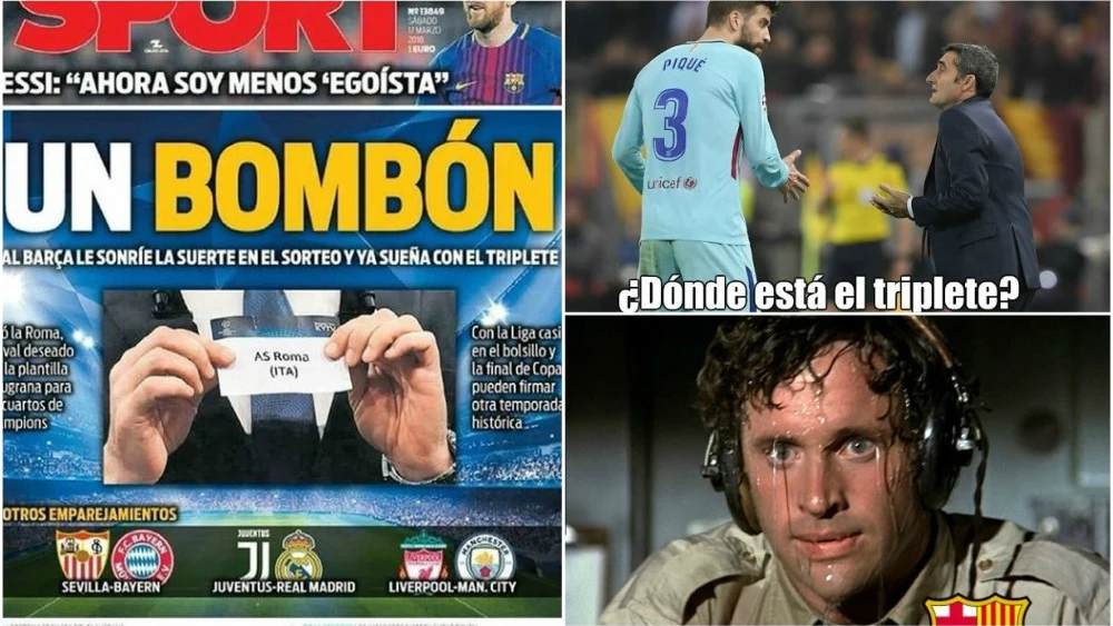 Los 'memes' del Roma - Barcelona