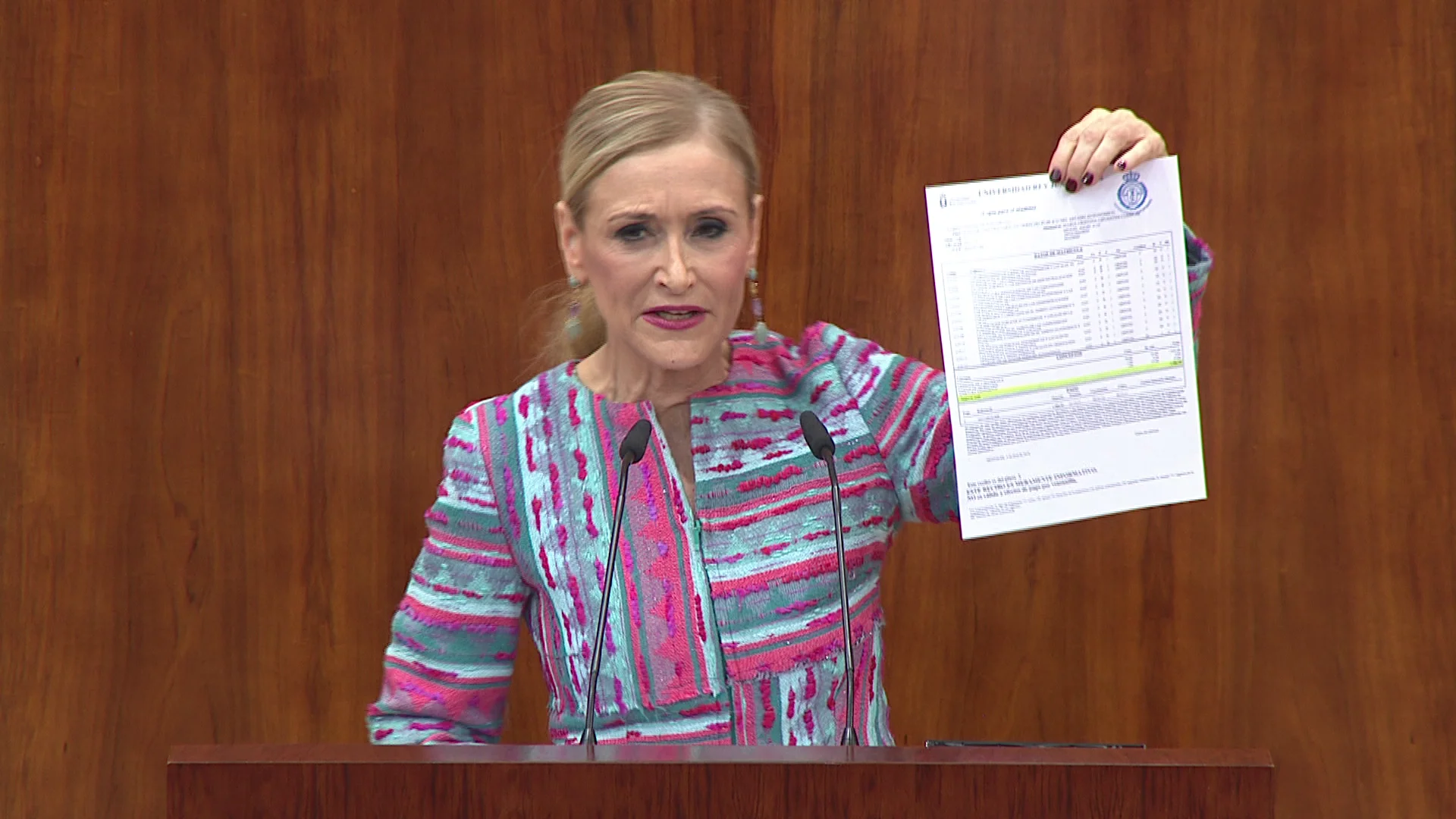 Cristina Cifuentes, laSexta Columna