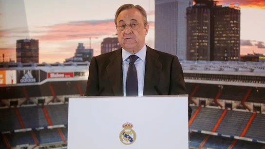 Florentino Pérez repasa la actualidad del Real Madrid Florentino Pérez repasa la actualidad del Real Madrid