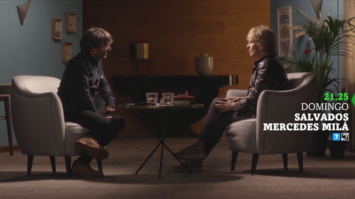 Jordi &Eacute;vole y Mercedes Mil&aacute;, en Salvados