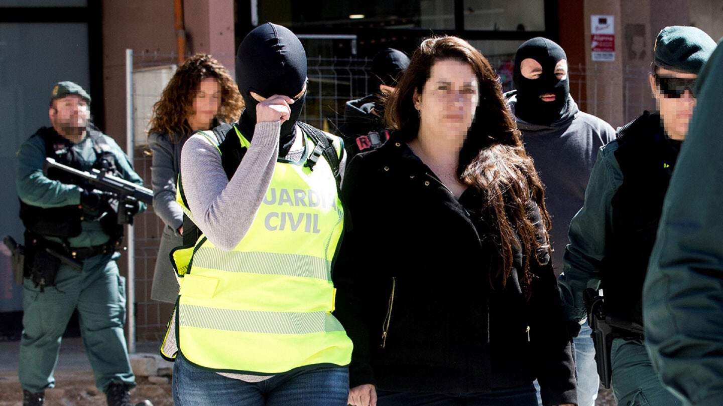 La detenida como cabecilla de los CDR