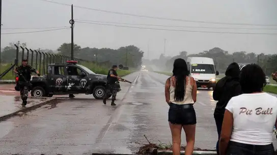 Exteriores de la prisión brasileña en la que 20 personas han muerto Exteriores de la prisión brasileña en la que 20 personas han muerto