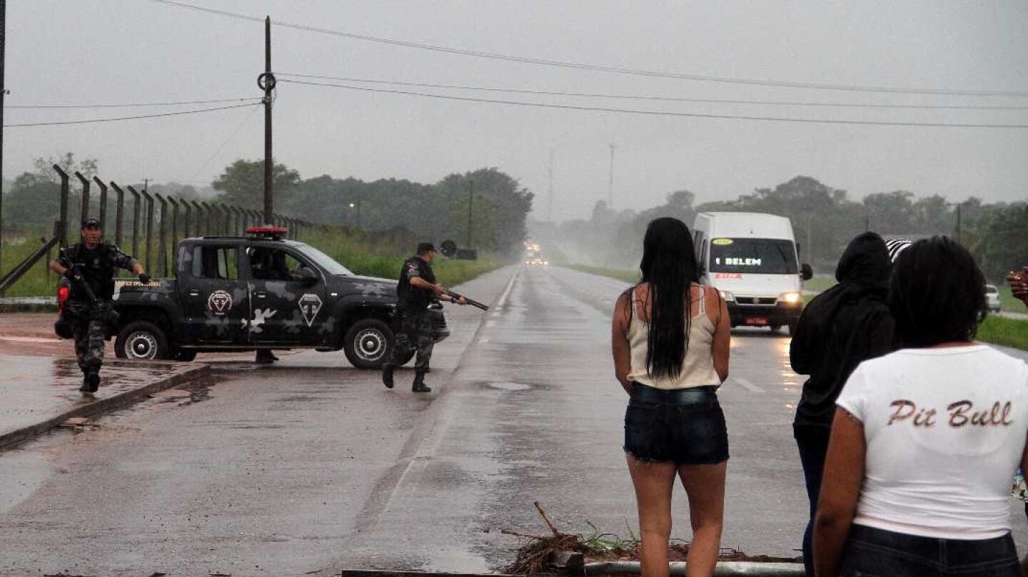 Exteriores de la prisi&oacute;n brasile&ntilde;a en la que 20 personas han muerto