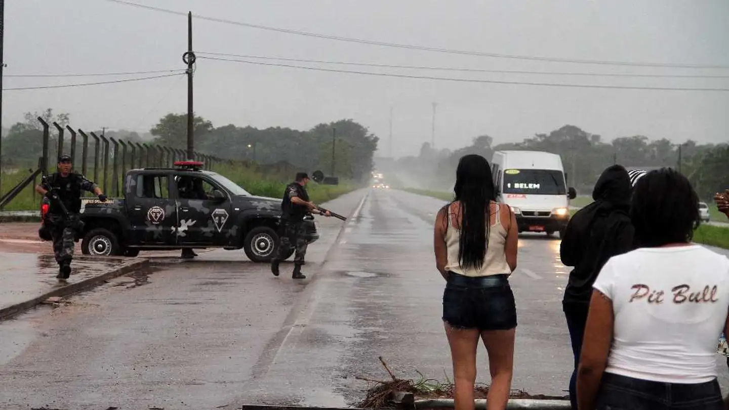Exteriores de la prisión brasileña en la que 20 personas han muerto Exteriores de la prisión brasileña en la que 20 personas han muerto