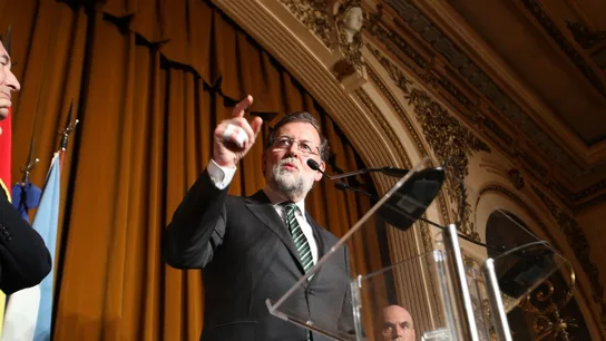 Mariano Rajoy en un acto en Argentina Mariano Rajoy en un acto en Argentina