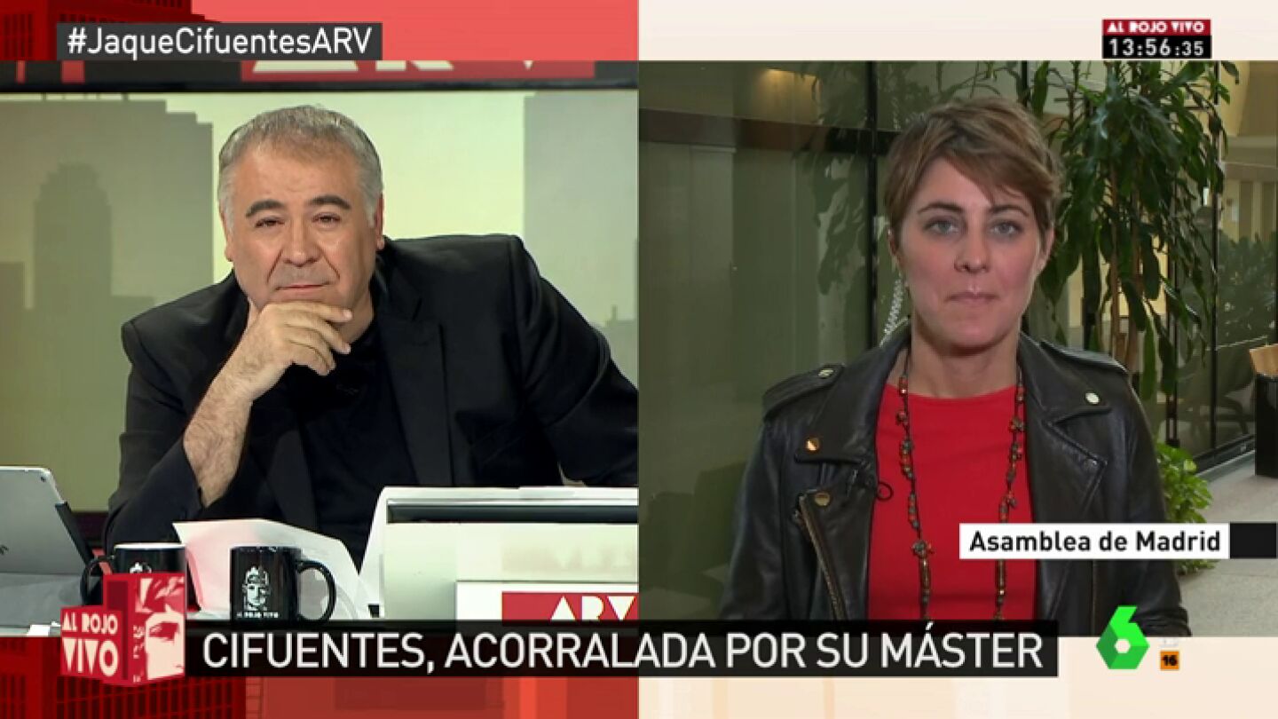 La portavoz de Podemos en la Asamblea de Madrid Lorena Ruiz-Huerta