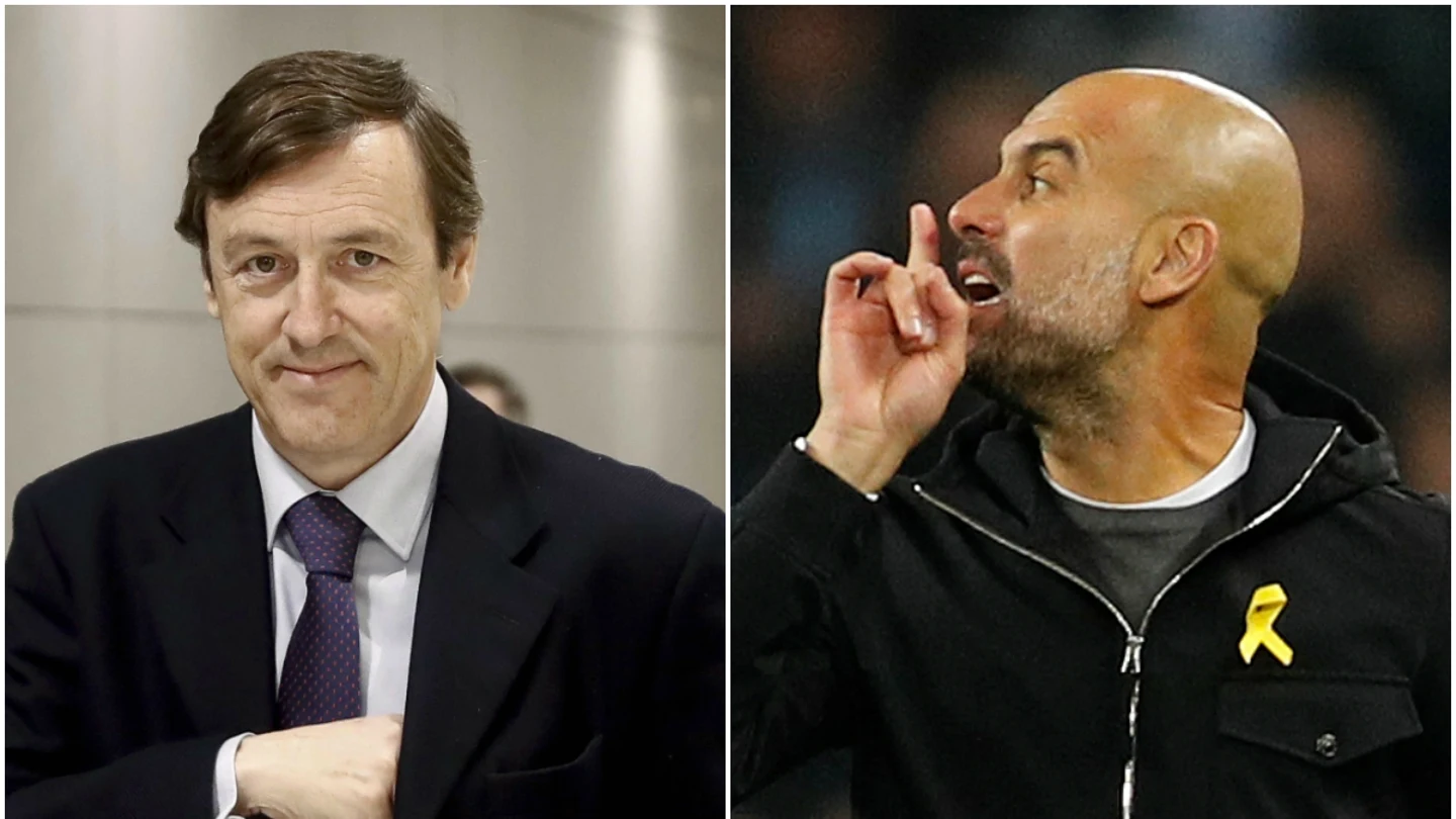 Rafael Hernando y Pep Guardiola Rafael Hernando y Pep Guardiola