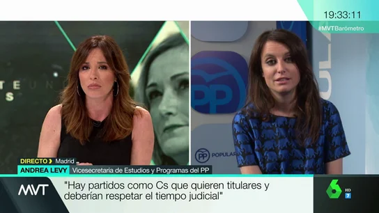 La vicesecretaria de Estudios y Programas del PP, Andrea Levy La vicesecretaria de Estudios y Programas del PP, Andrea Levy