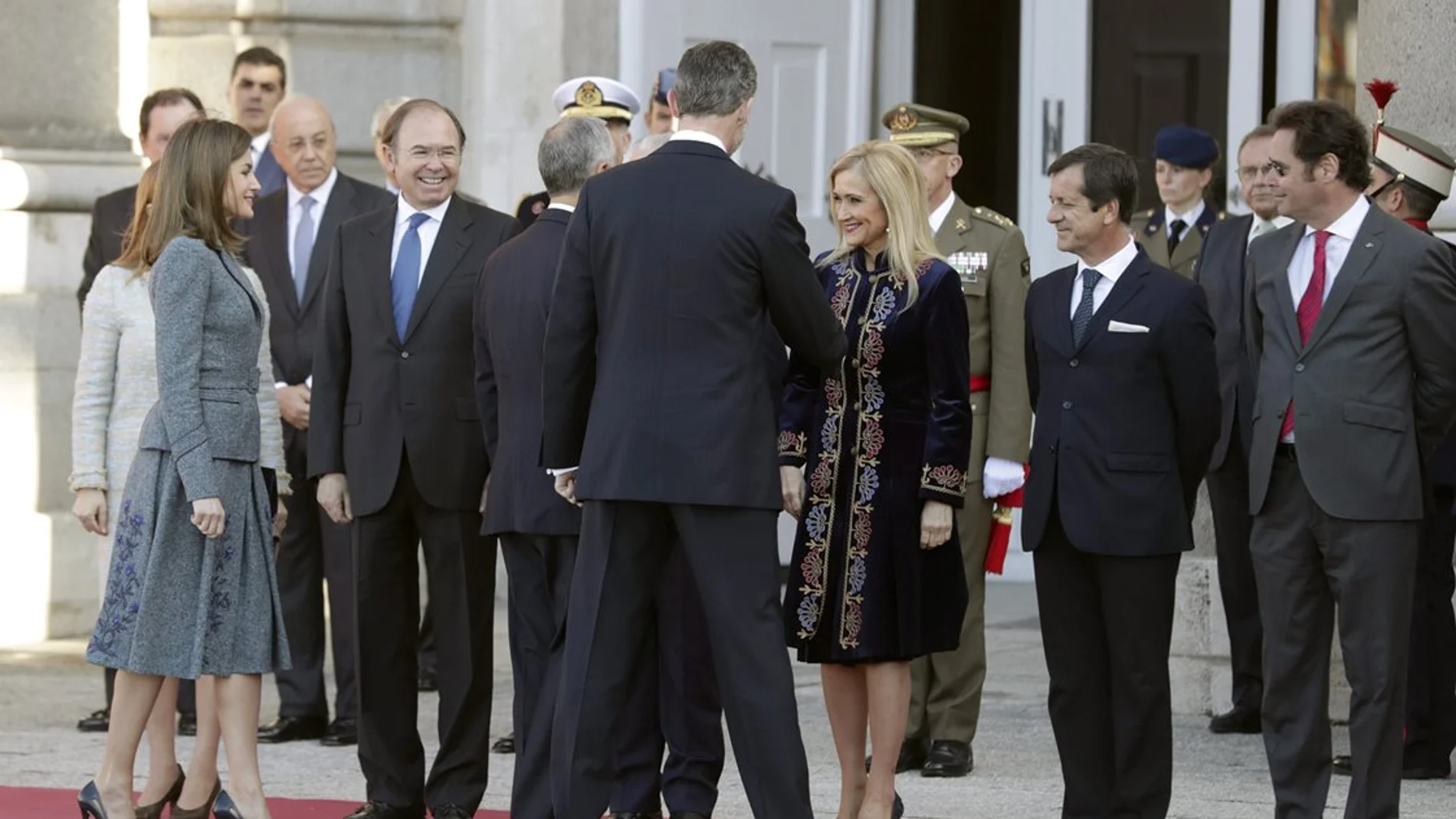 Cristina Cifuentes en un acto en el Palacio Real