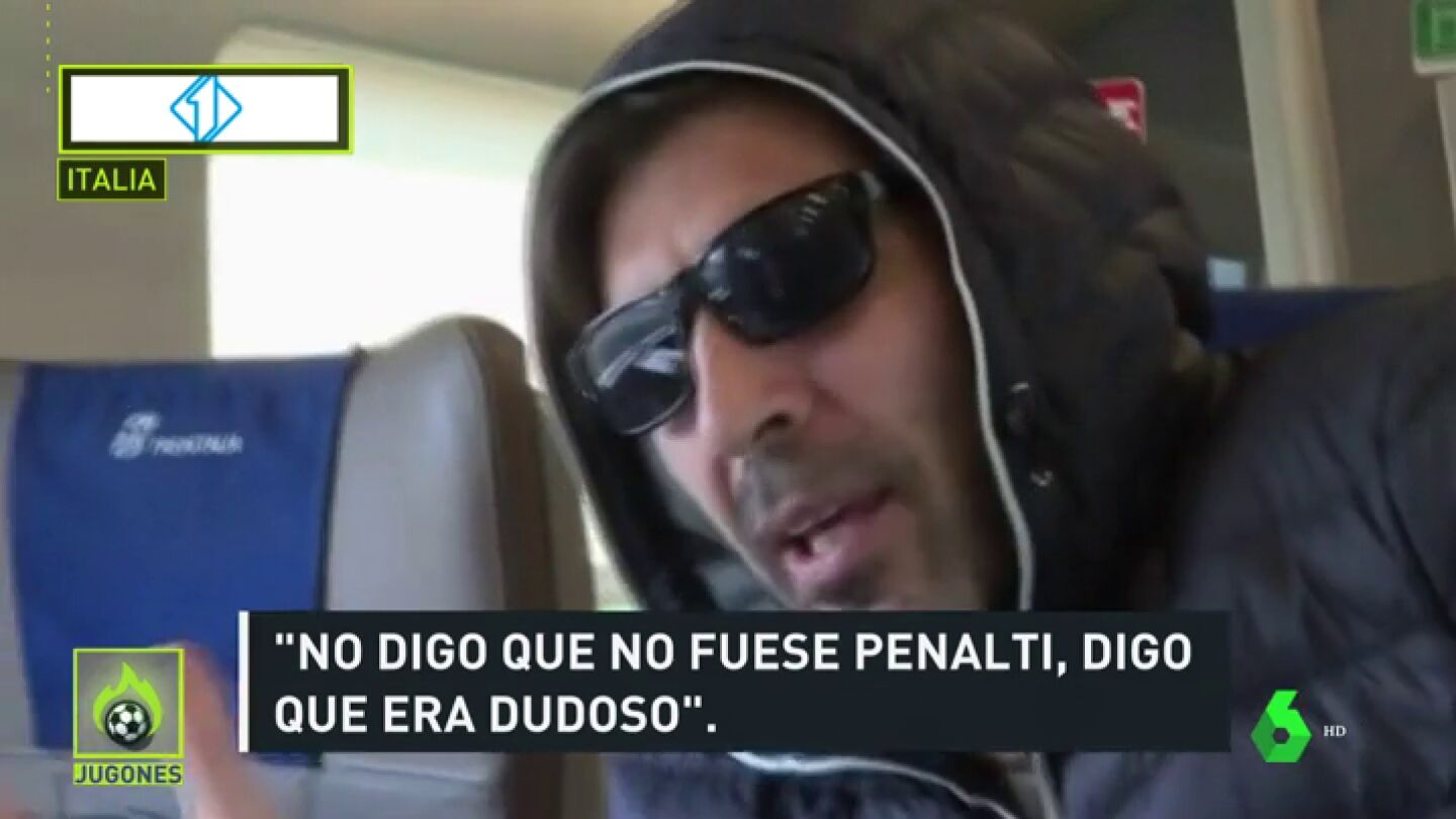 Buffon: "No digo que no fuera penalti, digo que era dudoso"
