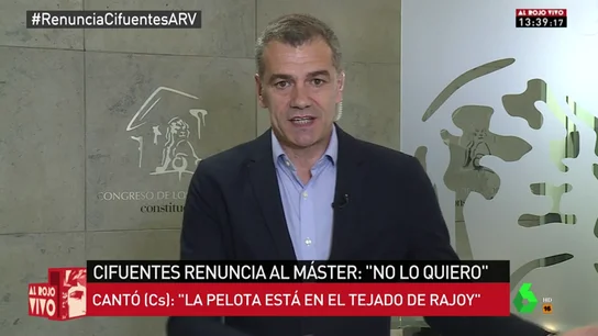 El diputado de Ciudadanos, Toni Cantó El diputado de Ciudadanos, Toni Cantó