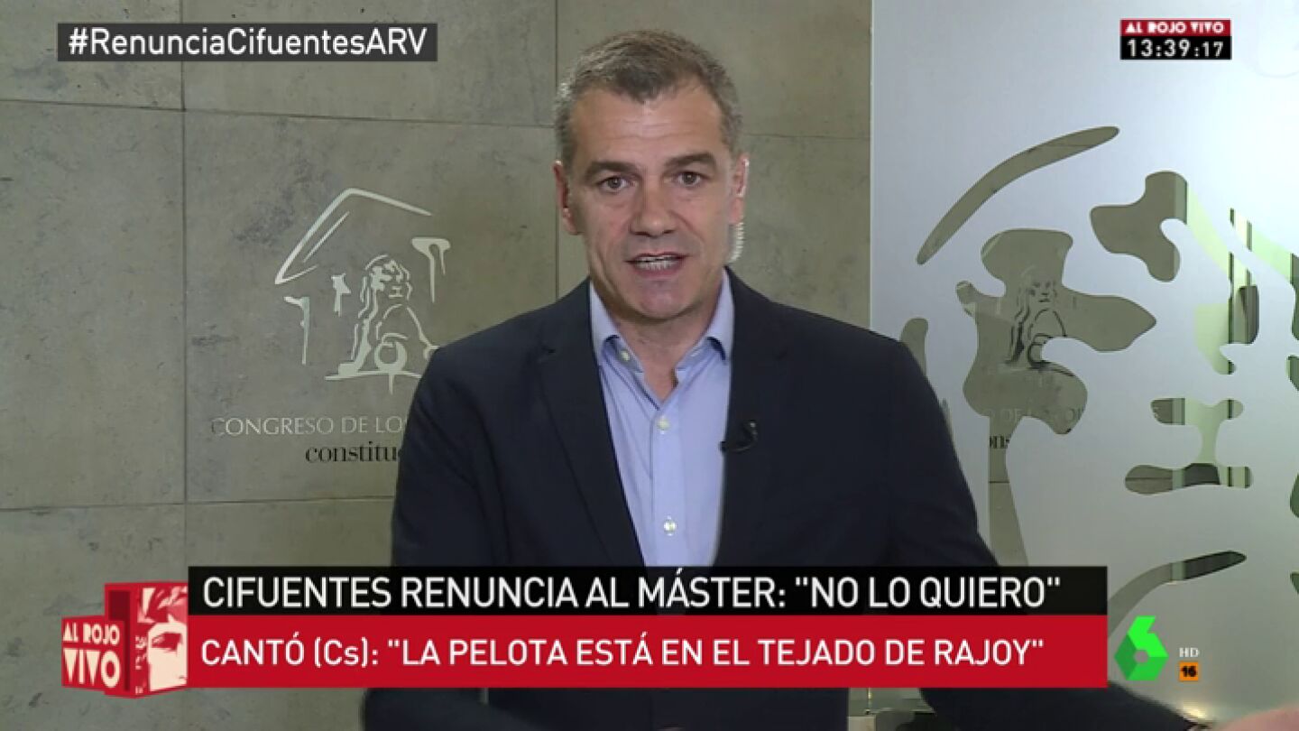 El diputado de Ciudadanos, Toni Cant&oacute;