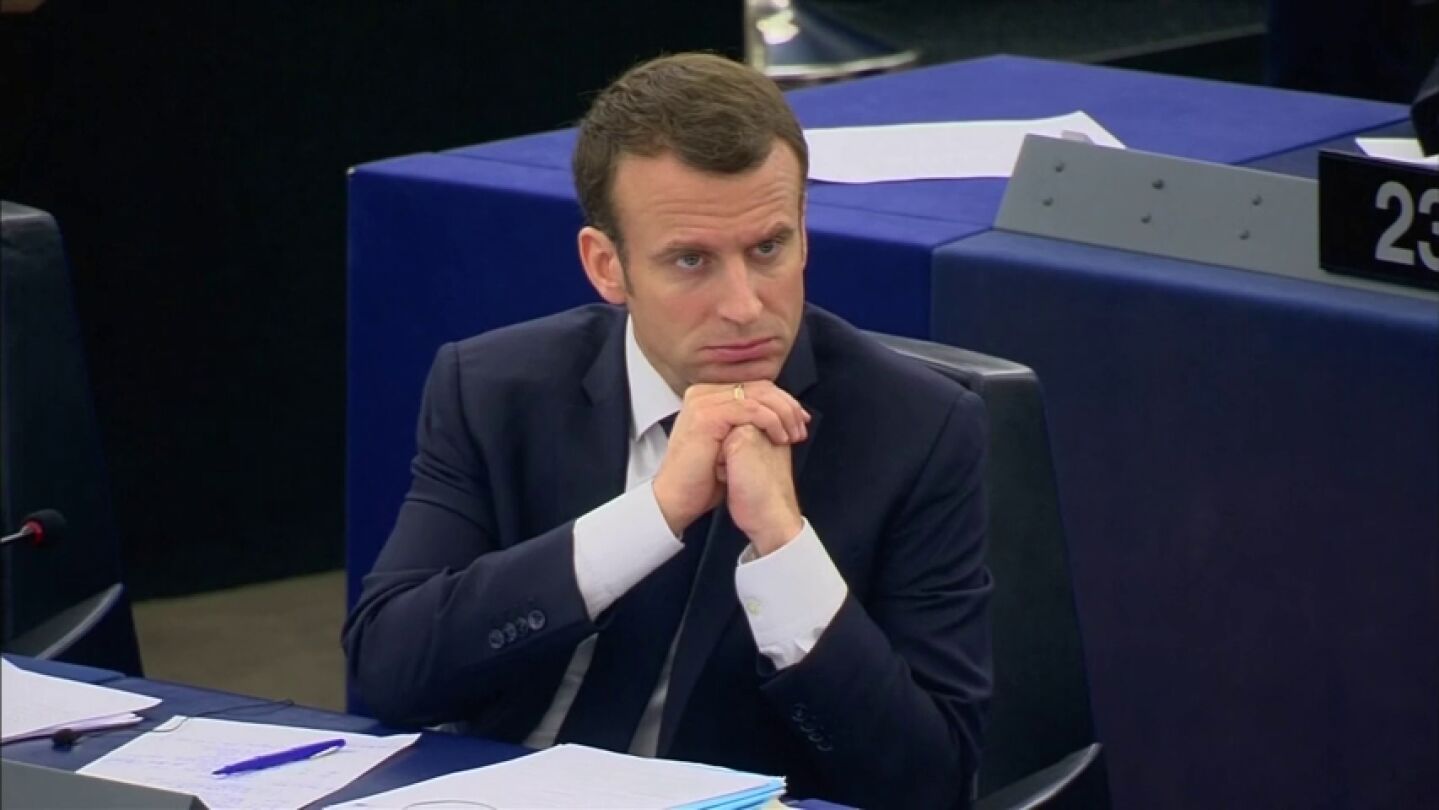 El presidente franc&eacute;s, Emmanuel Macron