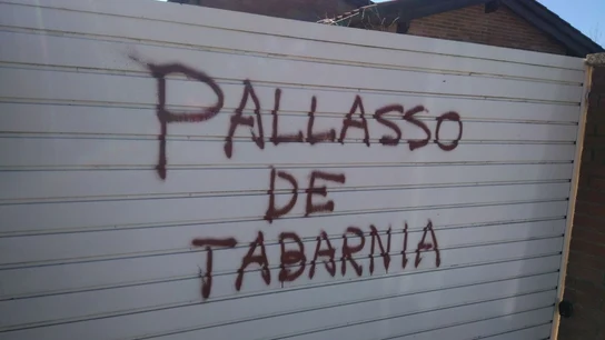 Las pintadas en casa de Tomás Guasch Las pintadas en casa de Tomás Guasch
