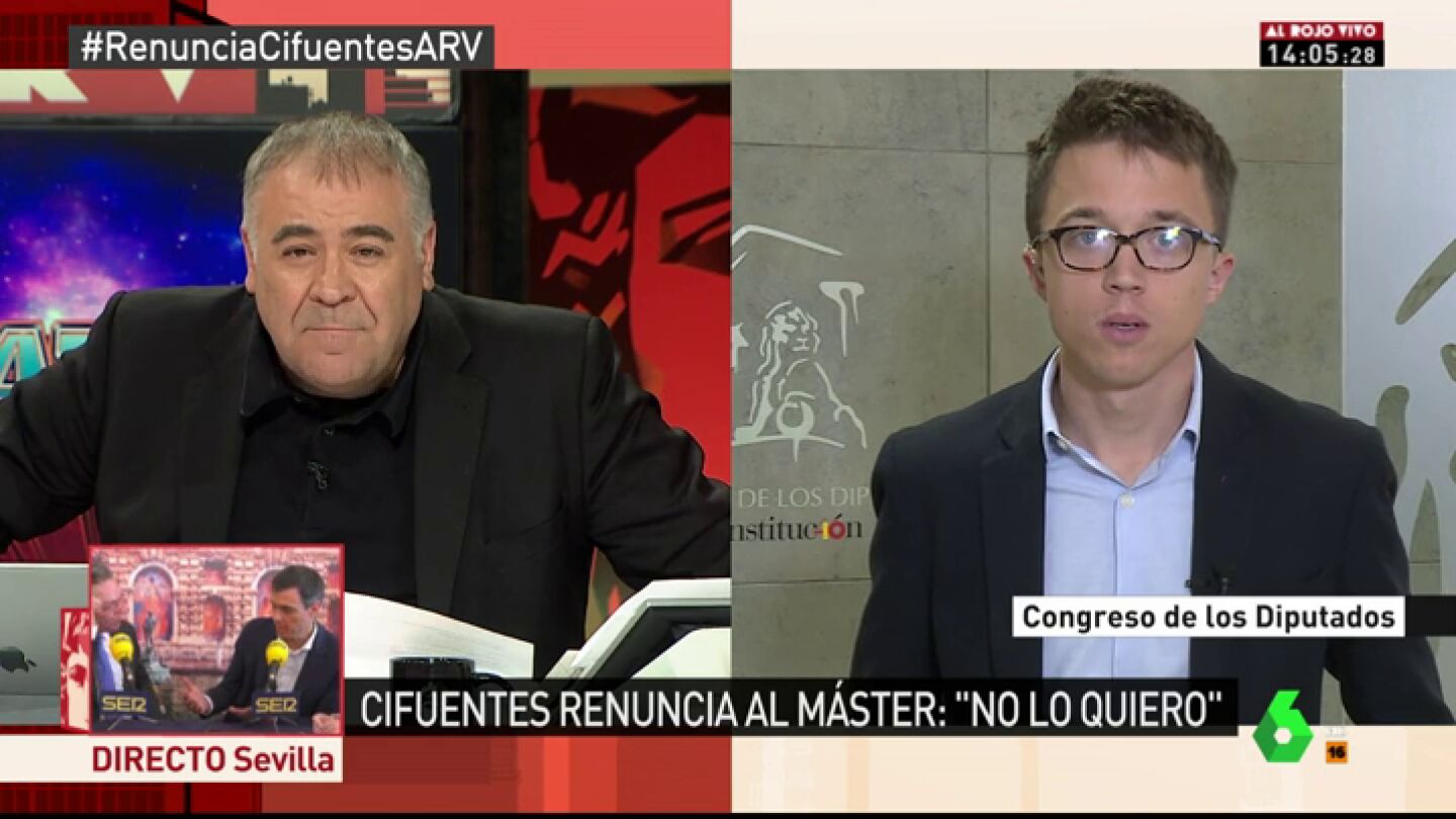 &Iacute;&ntilde;igo Errej&oacute;n, secretario de An&aacute;lisis Estrat&eacute;gico de Podemos