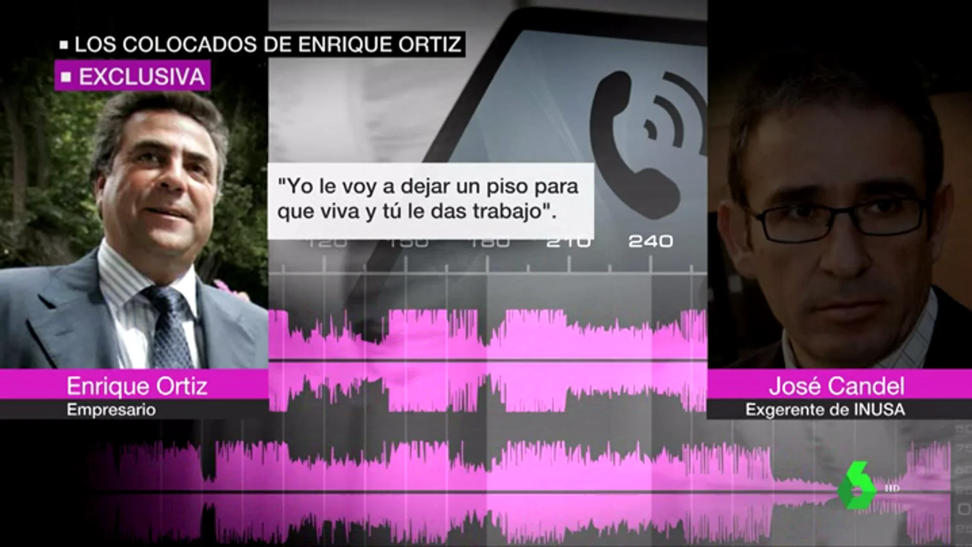 Audios del empresario Enrique Ortiz