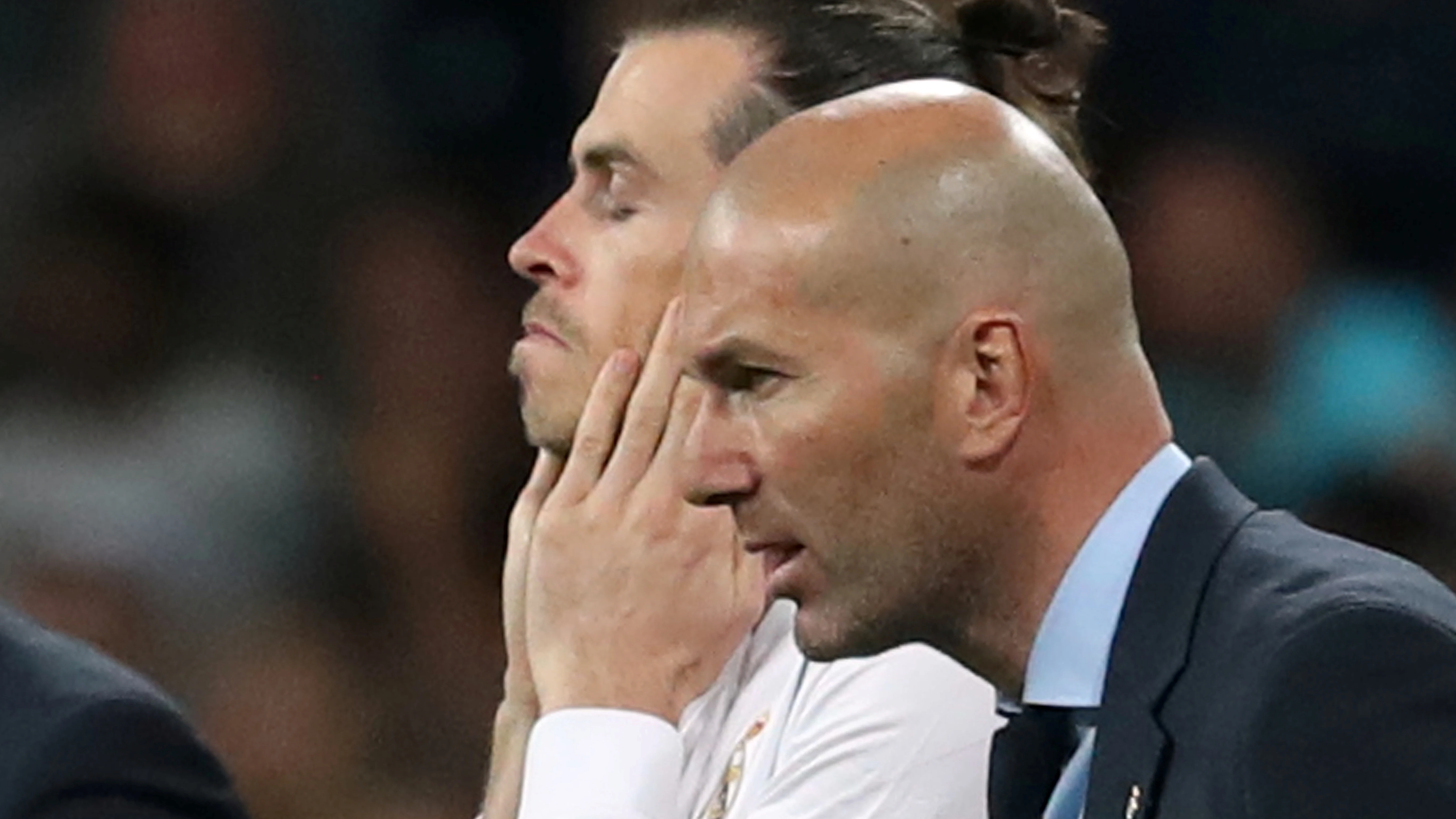 Zidane, con Bale a su lado