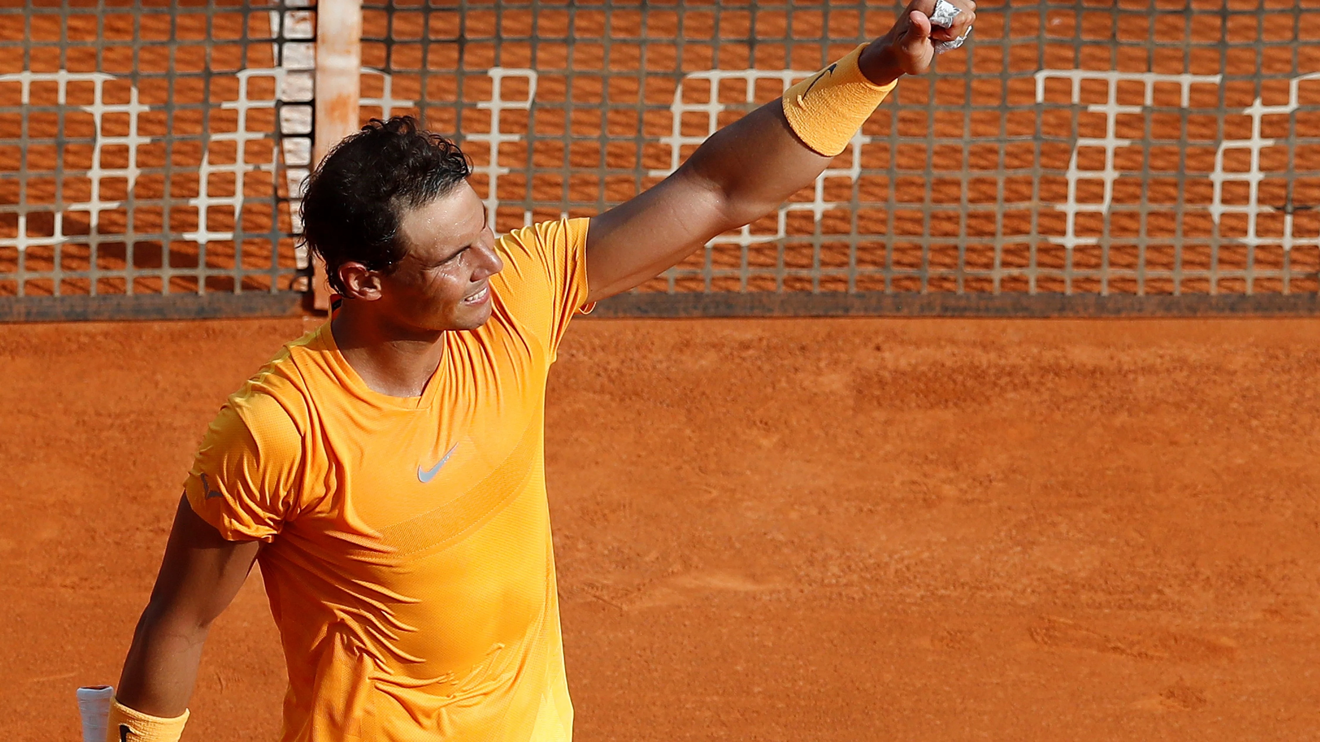 Rafa Nadal, tras conseguir la victoria en Montecarlo Rafa Nadal, tras conseguir la victoria en Montecarlo