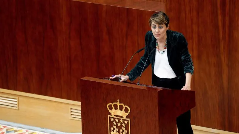 La portavoz de Podemos en la Asamblea de Madrid, Lorena Ruiz-Huerta