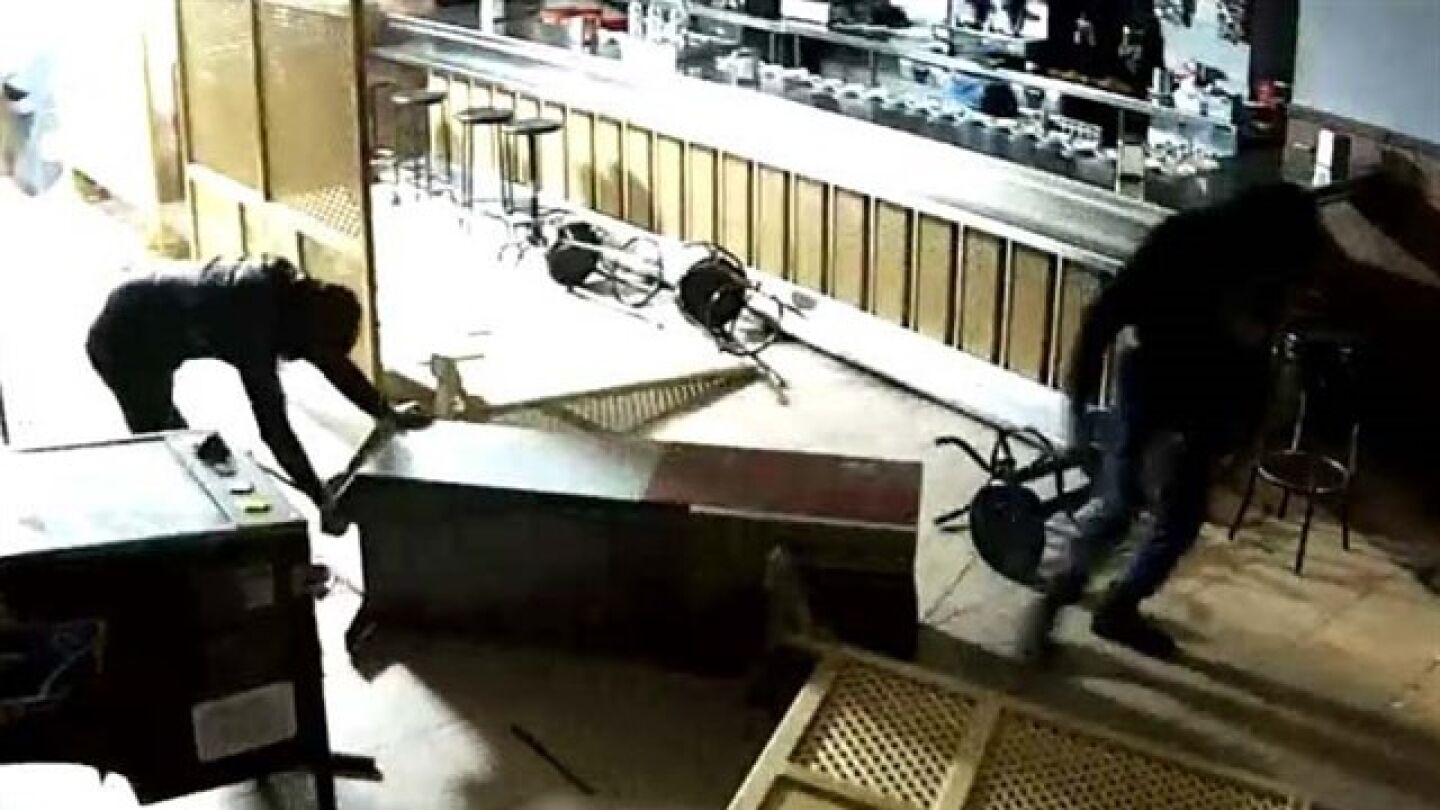 Imagen de archivo de un robo violento