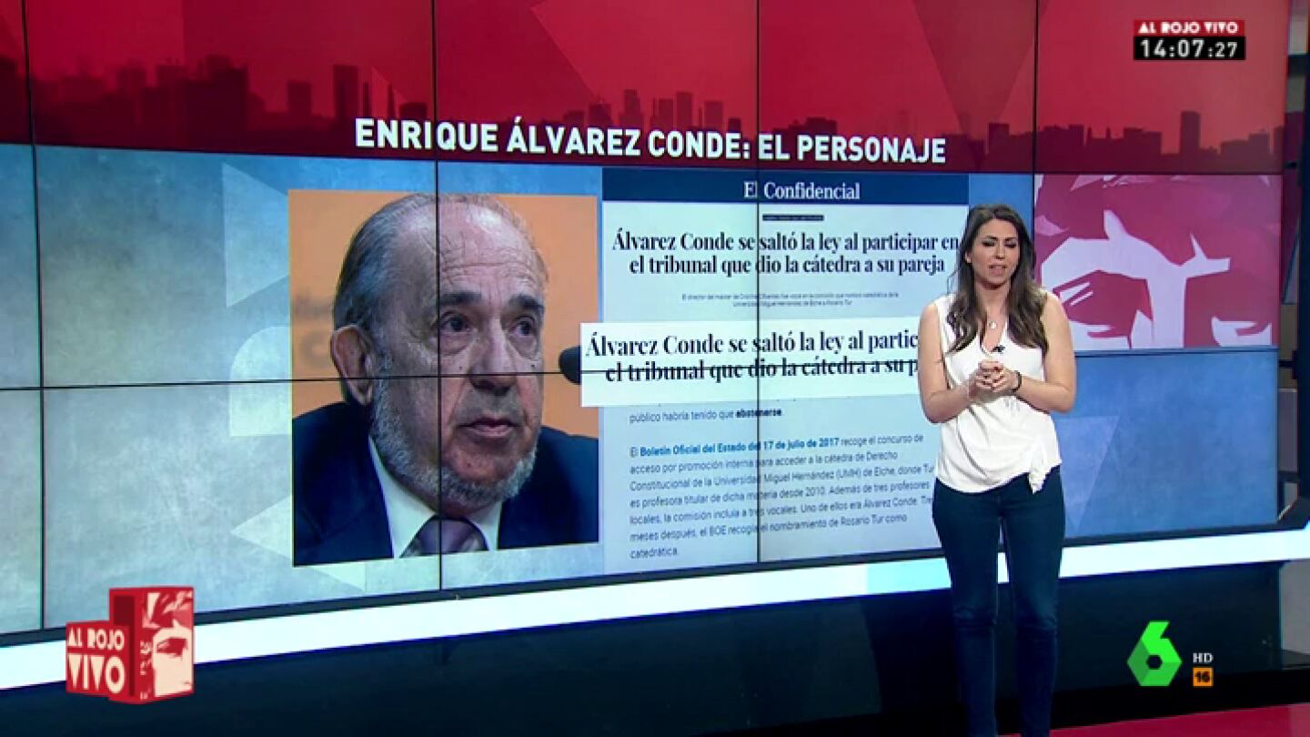 El catedr&aacute;tico Enrique &Aacute;lvarez Conde