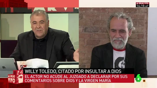 El actor Willy Toledo El actor Willy Toledo