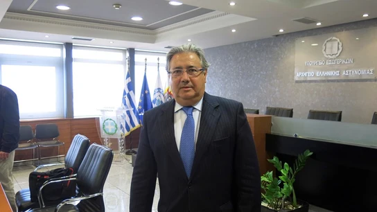 Juan Ignacio Zoido l ministro del Interior Juan Ignacio Zoido, durante su reunión en el ministerio griego de Protección Ciudadana