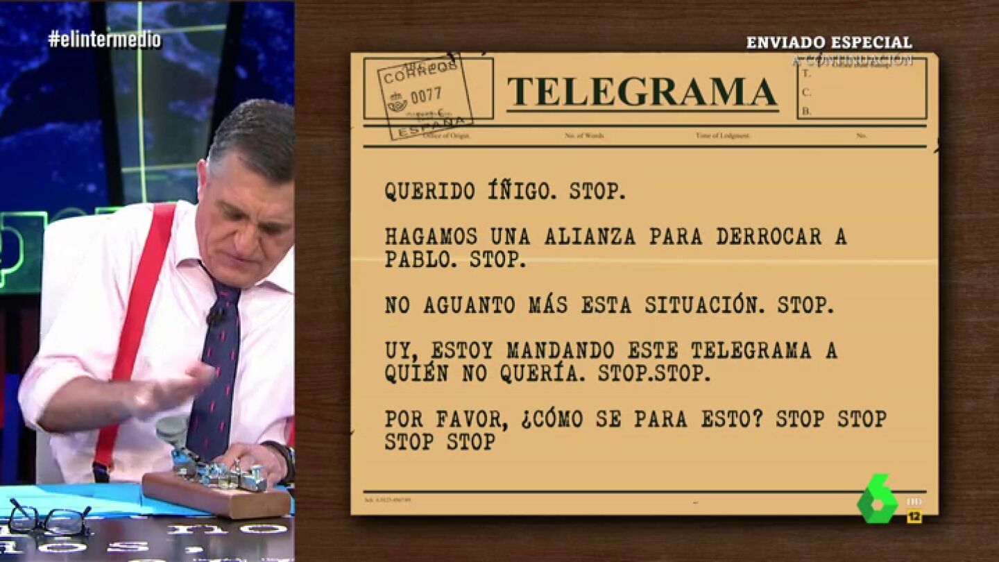 El telegrama de Wyoming a Errej&oacute;n