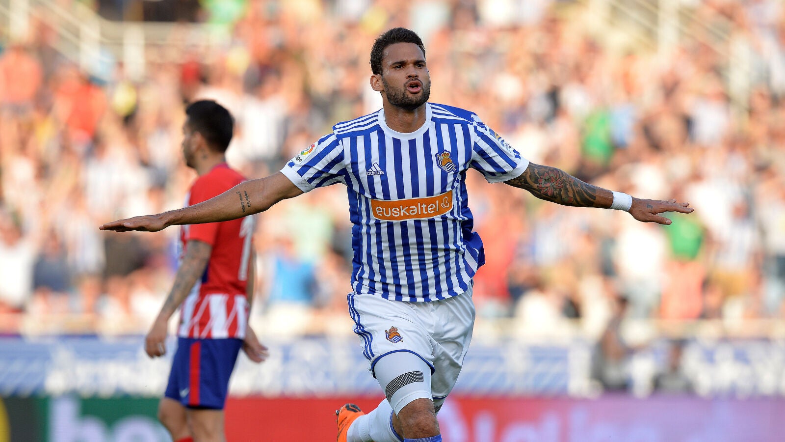 Willian Jos&eacute; celebra su gol contra el Atl&eacute;tico de Madrid