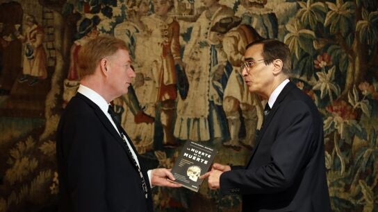 El ingeniero Jos&eacute; Luis Cordeiro y el matem&aacute;tico David Wood