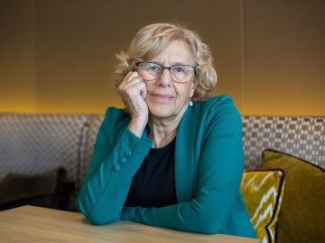 Manuela Carmena durante una entrevista Manuela Carmena durante una entrevista