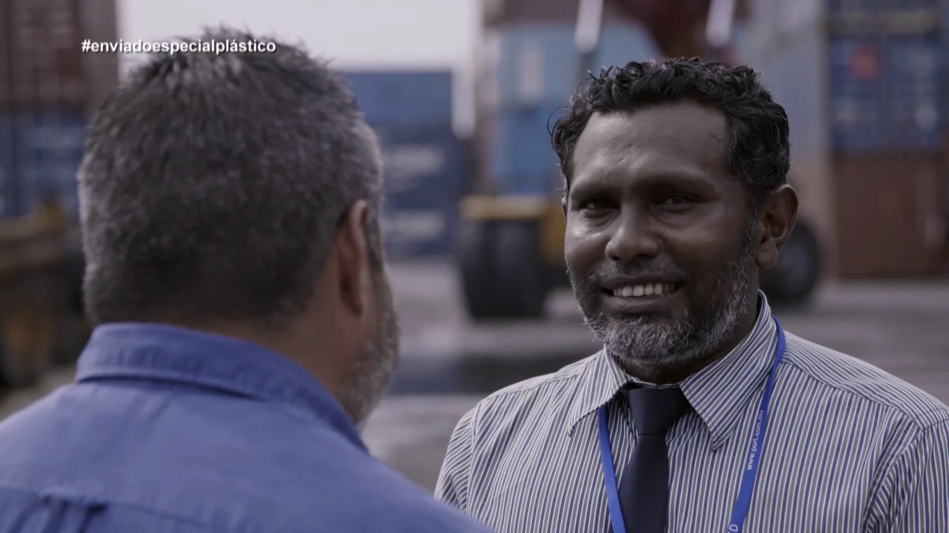 Ibrahim Riyaz, jefe de operaciones en el Puerto de Maldivas